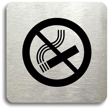 Accept Piktogram "zákaz kouření" (80 × 80 mm) (stříbrná tabulka - černý tisk bez rámečku)
Accept Piktogram "zákaz kouření" (80 × 80 mm) (stříbrná tabulka - černý tisk bez rámečku)