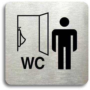 Accept Piktogram "WC muži pisoár" (80 × 80 mm) (stříbrná tabulka - černý tisk bez rámečku)
Accept Piktogram "WC muži pisoár" (80 × 80 mm) (stříbrná tabulka - černý tisk bez rámečku)