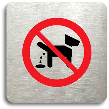 Accept Piktogram "zákaz venčení zvířat" (80 × 80 mm) (stříbrná tabulka - barevný tisk bez rámečku)
Accept Piktogram "zákaz venčení zvířat" (80 × 80 mm) (stříbrná tabulka - barevný tisk bez rámečku)