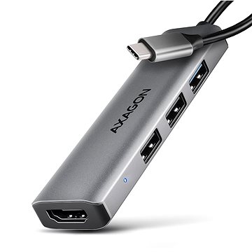 AXAGON HMC-H3A, STARTER 4-in-1 Hub, USB-C 5Gbps, 3x USB-A, HDMI 4k/30Hz, USB-C cable 15 cm
AXAGON HMC-H3A, STARTER 4-in-1 Hub, USB-C 5Gbps, 3x USB-A, HDMI 4k/30Hz, USB-C cable 15 cm
