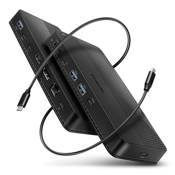 AXAGON HMC-U4, USB4 40Gbps Dock, HDMI & DP, 8k/30+4k/144Hz, 3x USB-A, 2x USB-C, RJ-45, SD/mSD, audio
AXAGON HMC-U4, USB4 40Gbps Dock, HDMI & DP, 8k/30+4k/144Hz, 3x USB-A, 2x USB-C, RJ-45, SD/mSD, audio