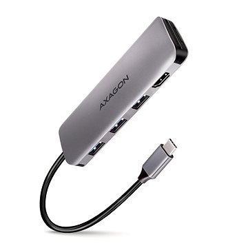 AXAGON HMC-HCR3A 5-in-1 Hub, USB-C 5Gbps, 3x USB-A, HDMI 4k/30Hz, SD/microSD, USB-C cable 20 cm
AXAGON HMC-HCR3A 5-in-1 Hub, USB-C 5Gbps, 3x USB-A, HDMI 4k/30Hz, SD/microSD, USB-C cable 20 cm