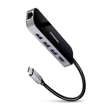 AXAGON HMC-6GL 6-in-1 Hub, USB-C 5Gbps, 3x USB-A, HDMI 4k/30Hz, RJ-45, PD 100W, USB-C cable 20 cm
AXAGON HMC-6GL 6-in-1 Hub, USB-C 5Gbps, 3x USB-A, HDMI 4k/30Hz, RJ-45, PD 100W, USB-C cable 20 cm