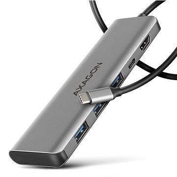 AXAGON HMC-5H, 5-in-1 Hub, USB-C 5Gbps, 3x USB-A, HDMI 4k/30Hz, PD 100W, USB-C cable 100 cm
AXAGON HMC-5H, 5-in-1 Hub, USB-C 5Gbps, 3x USB-A, HDMI 4k/30Hz, PD 100W, USB-C cable 100 cm