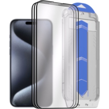 AlzaGuard 2.5D Glass EasyFit DustFree pro iPhone 15 Pro - 3ks v balení s aplikátorem
AlzaGuard 2.5D Glass EasyFit DustFree pro iPhone 15 Pro - 3ks v balení s aplikátorem