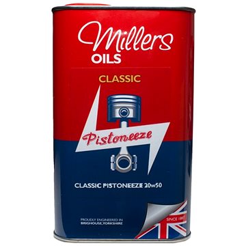 Millers Oils Špičkový minerální olej Classic Pistoneeze 20W-50 5l pro auto a moto veterány
Millers Oils Špičkový minerální olej Classic Pistoneeze 20W-50 5l pro auto a moto veterány