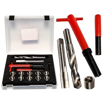 Quatros Sada na opravu poškozených závitů M16 × 1.5 typu Helicoil + 10 závitových vložek
Quatros Sada na opravu poškozených závitů M16 × 1.5 typu Helicoil + 10 závitových vložek