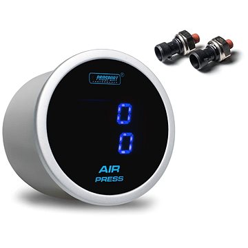 Prosport Performance Přídavný budík řady Dual, barva podsvícení modrá, měřená hodnota tlak vzduchu
Prosport Performance Přídavný budík řady Dual, barva podsvícení modrá, měřená hodnota tlak vzduchu