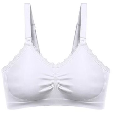 BabyOno Kojící podprsenka vel. B75-80, bílá 
BabyOno Kojící podprsenka vel. B75-80, bílá