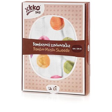 XKKO BMB Bambusová zavinovačka 120 × 120 - Digi - Watercolour Polka Dots + klipy na kočárek
XKKO BMB Bambusová zavinovačka 120 × 120 - Digi - Watercolour Polka Dots + klipy na kočárek