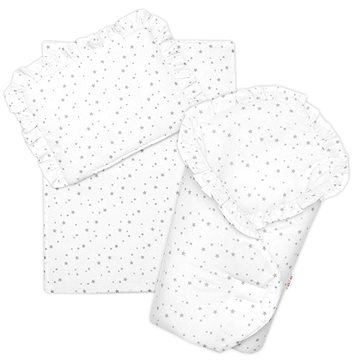 Baby Nellys Sada pro panenku 3D - zavinovačka, peřinka a polštářek, Hvězdičky,bílá/šedá
Baby Nellys Sada pro panenku 3D - zavinovačka, peřinka a polštářek, Hvězdičky,bílá/šedá