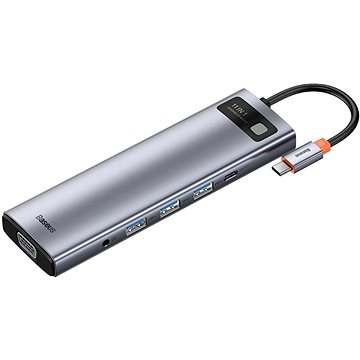 Baseus Metal Gleam Series 11-in-1 Multifunctional Type-C HUB Docking Station Space Gray
Baseus Metal Gleam Series 11-in-1 Multifunctional Type-C HUB Docking Station Space Gray