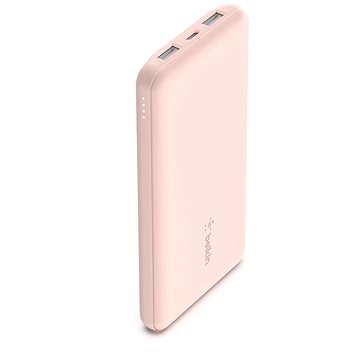 Belkin BOOST CHARGE 10000 mAh Power Bank with USB-C 15W - Dual USB-A - 15cm USB-A to C Cable - Pink
Belkin BOOST CHARGE 10000 mAh Power Bank with USB-C 15W - Dual USB-A - 15cm USB-A to C Cable - Pink