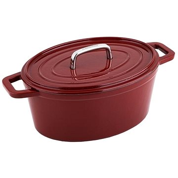 CS SOLINGEN Alpen s poklicí litinový oválný se smaltovaným povrchem 31 × 23 cm červený
CS SOLINGEN Alpen s poklicí litinový oválný se smaltovaným povrchem 31 × 23 cm červený