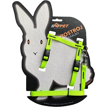 Bafpet Set pro králíka - kšíry + vodítko, Zelená, 10mm × 120cm, 10mm × OK 19-26, OH 24-37cm, 20411N
Bafpet Set pro králíka - kšíry + vodítko, Zelená, 10mm × 120cm, 10mm × OK 19-26, OH 24-37cm, 20411N