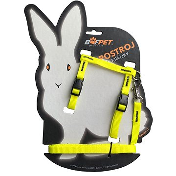 Bafpet Set pro králíka - kšíry + vodítko, Žlutá, 10mm × 120cm, 10mm × OK 19-26, OH 24-37cm, 20411N
Bafpet Set pro králíka - kšíry + vodítko, Žlutá, 10mm × 120cm, 10mm × OK 19-26, OH 24-37cm, 20411N
