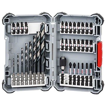 BOSCH 35 kusů Pick and Click spirálových vrtáků Impact Control HSS a bitů 2.607.017.567
BOSCH 35 kusů Pick and Click spirálových vrtáků Impact Control HSS a bitů 2.607.017.567