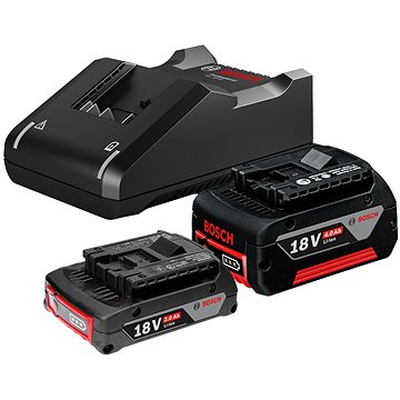 BOSCH Professional starter set 18V (1x2.0 Ah + 1x4.0 Ah + nab. GAL 18V-40), 1.600.A01.ZS9
BOSCH Professional starter set 18V (1x2.0 Ah + 1x4.0 Ah + nab. GAL 18V-40), 1.600.A01.ZS9
