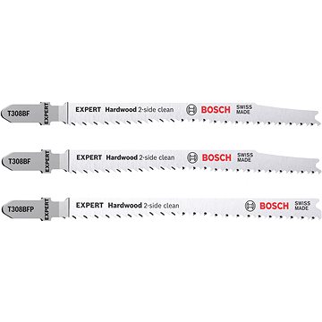 BOSCH 2dílná sada pilových plátků do přímočarých pil EXPERT Hardwood 2-side clean T308BF/BFP
BOSCH 2dílná sada pilových plátků do přímočarých pil EXPERT Hardwood 2-side clean T308BF/BFP