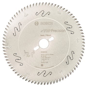 BOSCH Pilový kotouč do okružních pil Top Precision for Wood 250 × 30 × 3,2 mm, 80 2.608.642.113
BOSCH Pilový kotouč do okružních pil Top Precision for Wood 250 × 30 × 3,2 mm, 80 2.608.642.113