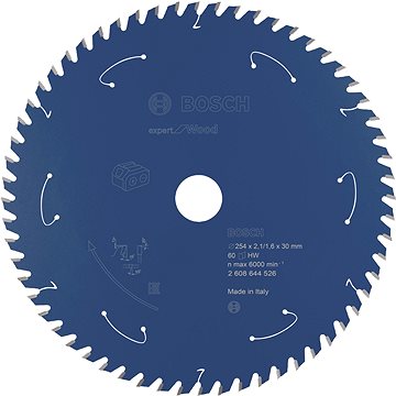 BOSCH Pilový kotouč Expert for Wood pro akumulátorové pily 254 × 2,1/1,6 × 30 T60 2.608.644.526
BOSCH Pilový kotouč Expert for Wood pro akumulátorové pily 254 × 2,1/1,6 × 30 T60 2.608.644.526