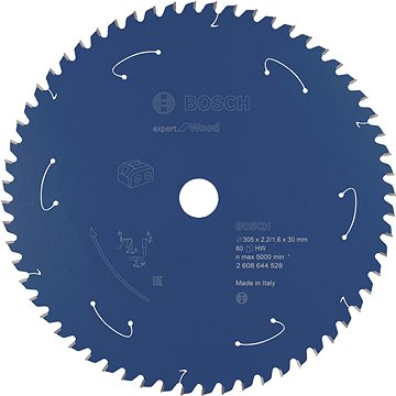 BOSCH Pilový kotouč Expert for Wood pro akumulátorové pily 305 × 2,2/1,6 × 30 T60 2.608.644.528
BOSCH Pilový kotouč Expert for Wood pro akumulátorové pily 305 × 2,2/1,6 × 30 T60 2.608.644.528