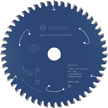 BOSCH Expert for Laminated Panel pro akumulátorové pily 165×1,8/1,2×20 T48 2.608.644.549
BOSCH Expert for Laminated Panel pro akumulátorové pily 165×1,8/1,2×20 T48 2.608.644.549