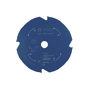 BOSCH Pilový kotouč Expert for Fibre Cement pro aku pily 165 × 1,8/1,2 × 20 T4 2.608.644.555
BOSCH Pilový kotouč Expert for Fibre Cement pro aku pily 165 × 1,8/1,2 × 20 T4 2.608.644.555