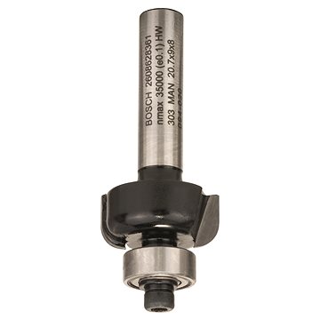 BOSCH Dlabací fréza s kuličkovým ložiskem, 8 mm, R1 4 mm, D 20,7 mm, L 9 mm, G 53 mm 2.608.628.361
BOSCH Dlabací fréza s kuličkovým ložiskem, 8 mm, R1 4 mm, D 20,7 mm, L 9 mm, G 53 mm 2.608.628.361