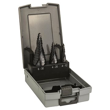 BOSCH 3dílná sada stupňovitých spirálových vrtáků HSS-AlTiN 4-12/4-20/6-30 2.608.588.069
BOSCH 3dílná sada stupňovitých spirálových vrtáků HSS-AlTiN 4-12/4-20/6-30 2.608.588.069