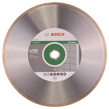 BOSCH Diamantový dělicí kotouč Standard for Ceramic 350 x 30+25,40 x 2 x 7 mm 2.608.602.541
BOSCH Diamantový dělicí kotouč Standard for Ceramic 350 x 30+25,40 x 2 x 7 mm 2.608.602.541
