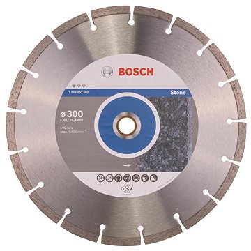 BOSCH Diamantový dělicí kotouč Standard for Stone 300 x 20/25,40 x 3,1 x 10 mm 2.608.602.602
BOSCH Diamantový dělicí kotouč Standard for Stone 300 x 20/25,40 x 3,1 x 10 mm 2.608.602.602