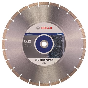 BOSCH Diamantový dělicí kotouč Standard for Stone 350 x 20/25,40 x 3,1 x 10 mm 2.608.602.603
BOSCH Diamantový dělicí kotouč Standard for Stone 350 x 20/25,40 x 3,1 x 10 mm 2.608.602.603