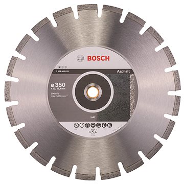 BOSCH Diamantový dělicí kotouč Standard for Asphalt 350 x 20/25,40 x 3,2 x 10 mm 2.608.602.625
BOSCH Diamantový dělicí kotouč Standard for Asphalt 350 x 20/25,40 x 3,2 x 10 mm 2.608.602.625