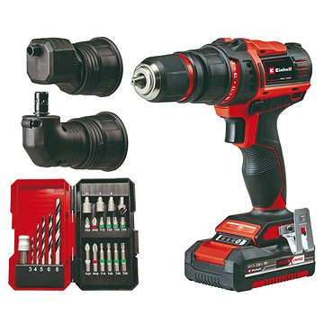 EINHELL Šroubovák AKU TE-CD 18/45 3X-Li s vyměnitelnými nástavci + 22 ks vrtáku a bitů (1x2 Ah)
EINHELL Šroubovák AKU TE-CD 18/45 3X-Li s vyměnitelnými nástavci + 22 ks vrtáku a bitů (1x2 Ah)