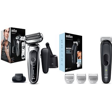 BRAUN Series 7 71-S7200cc Silver + Braun Sada Pro Péči O Tělo 3 BG3350 pro muže
BRAUN Series 7 71-S7200cc Silver + Braun Sada Pro Péči O Tělo 3 BG3350 pro muže