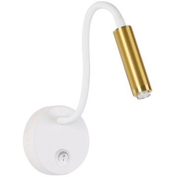 BRILAGI LED Stmívatelná flexibilní nástěnná lampa MAYA 1 × G9/4W/230V bílá/zlatá, žárovka součástí b
BRILAGI LED Stmívatelná flexibilní nástěnná lampa MAYA 1 × G9/4W/230V bílá/zlatá, žárovka součástí b
