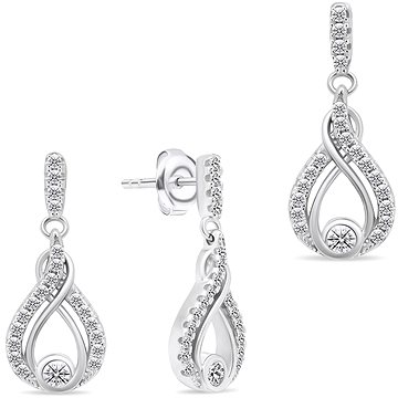 Brilio Silver Stříbrný set šperků se zirkony SET223W - náušnice, přívěsek (Ag 925/1000, 4,62 g)
Brilio Silver Stříbrný set šperků se zirkony SET223W - náušnice, přívěsek (Ag 925/1000, 4,62 g)