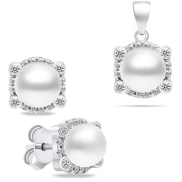 Brilio Silver Elegantní stříbrný set šperků s perlami SET237W - náušnice, přívěsek (Ag 925/1000, 4,4
Brilio Silver Elegantní stříbrný set šperků s perlami SET237W - náušnice, přívěsek (Ag 925/1000, 4,4