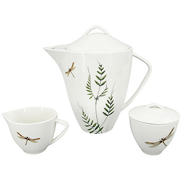 by inspire Čajová porcelánová souprava Vážka - konvice 1600 ml, mléčenka 150 ml, cukřenka 150 ml
by inspire Čajová porcelánová souprava Vážka - konvice 1600 ml, mléčenka 150 ml, cukřenka 150 ml