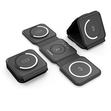 ChoeTech 3 in1 Foldable Magnetic wireless charger station for iPhone 12/13/14 series, AirPods Pro an
ChoeTech 3 in1 Foldable Magnetic wireless charger station for iPhone 12/13/14 series, AirPods Pro an