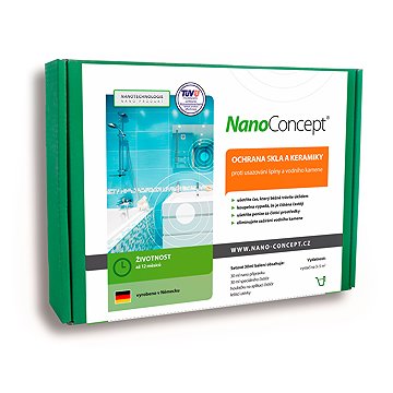 NanoConcept set Nano ochrana skla a keramiky proti usazování špíny a vodního kamene 30 ml
NanoConcept set Nano ochrana skla a keramiky proti usazování špíny a vodního kamene 30 ml
