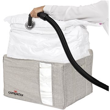Compactor OXFORD vakuový úložný box XL, 56 × 42 × 33 cm, pevné pouzdro, polyester-bavlna
Compactor OXFORD vakuový úložný box XL, 56 × 42 × 33 cm, pevné pouzdro, polyester-bavlna
