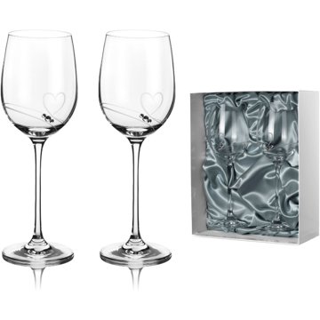 Diamante Sklenice na bílé víno Romance s kamínky Swarovski v prémiovém saténovém balení 330 ml 2 ks
Diamante Sklenice na bílé víno Romance s kamínky Swarovski v prémiovém saténovém balení 330 ml 2 ks
