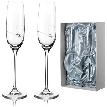 Diamante Sklenice na šampaňské Romance s kamínky Swarovski v prémiovém saténovém balení 200 ml 2 ks
Diamante Sklenice na šampaňské Romance s kamínky Swarovski v prémiovém saténovém balení 200 ml 2 ks
