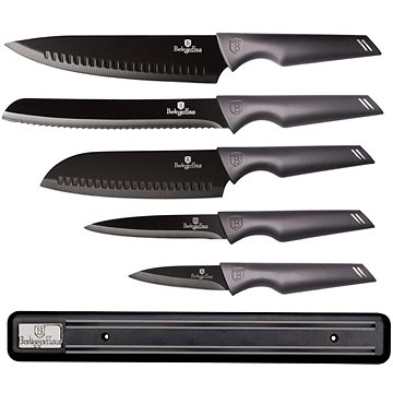 BERLINGERHAUS Sada nožů s nepřilnavým povrchem 6 ks Carbon Pro Edition s magnetickým držákem
BERLINGERHAUS Sada nožů s nepřilnavým povrchem 6 ks Carbon Pro Edition s magnetickým držákem