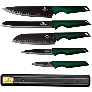 BERLINGERHAUS Sada nožů s nepřilnavým povrchem 6 ks Emerald Collection s magnetickým držákem
BERLINGERHAUS Sada nožů s nepřilnavým povrchem 6 ks Emerald Collection s magnetickým držákem