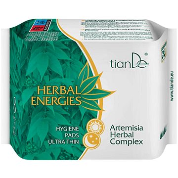 TIANDE Herbal Energies Super tenké menstruační vložky s bylinným komplexem Artemisia 8 ks
TIANDE Herbal Energies Super tenké menstruační vložky s bylinným komplexem Artemisia 8 ks