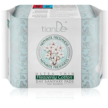 TIANDE Nefritová svěžest Ultra tenké dámské denní menstruační vložky Nebeská bavlna 8 ks
TIANDE Nefritová svěžest Ultra tenké dámské denní menstruační vložky Nebeská bavlna 8 ks