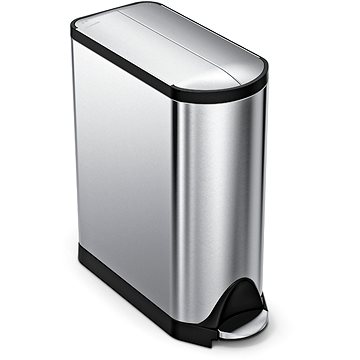 Pedálový odpadkový koš Simplehuman – 45 l, butterfly víko, kartáčovaná nerez ocel, FPP
Pedálový odpadkový koš Simplehuman – 45 l, butterfly víko, kartáčovaná nerez ocel, FPP